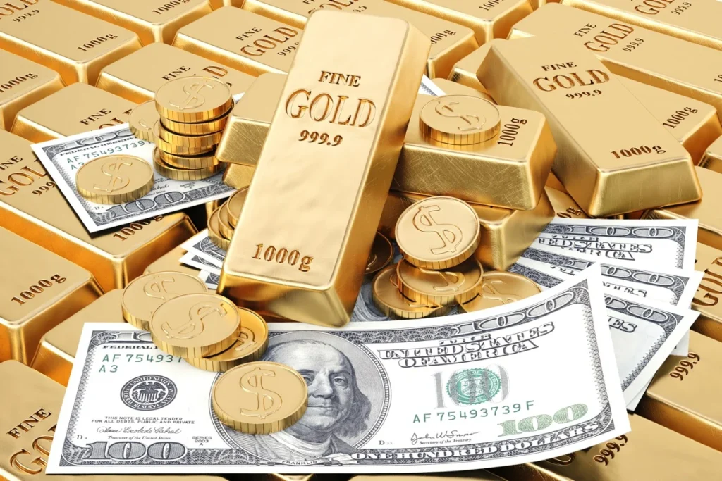 31576 gold prices fall as the us dollar rises