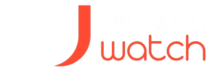 brokerswatch white red logo