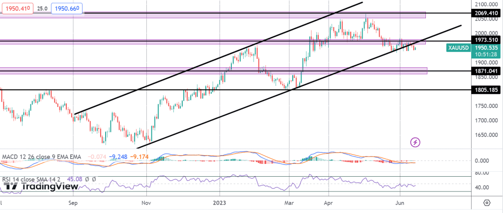gold muted as traders brace for the fed