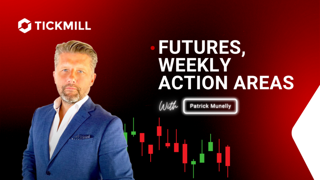 futures weekly action areas es nq ym 08012024